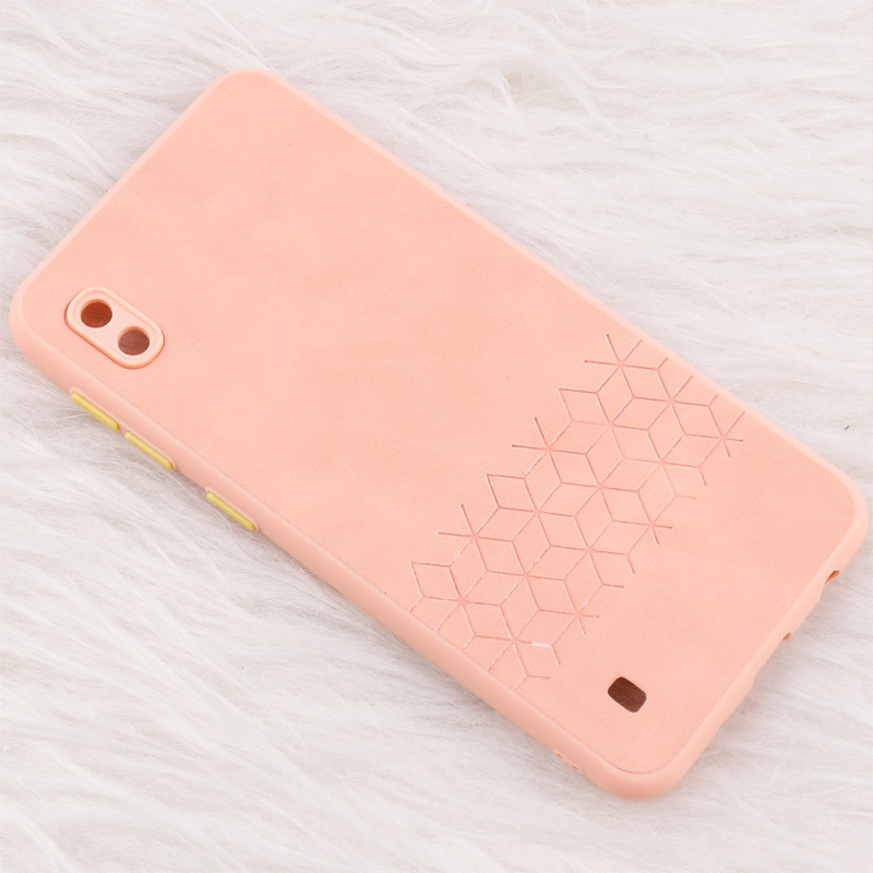 قاب چرمی طرحدار Smartphone محافظ لنزدار Samsung Galaxy A10