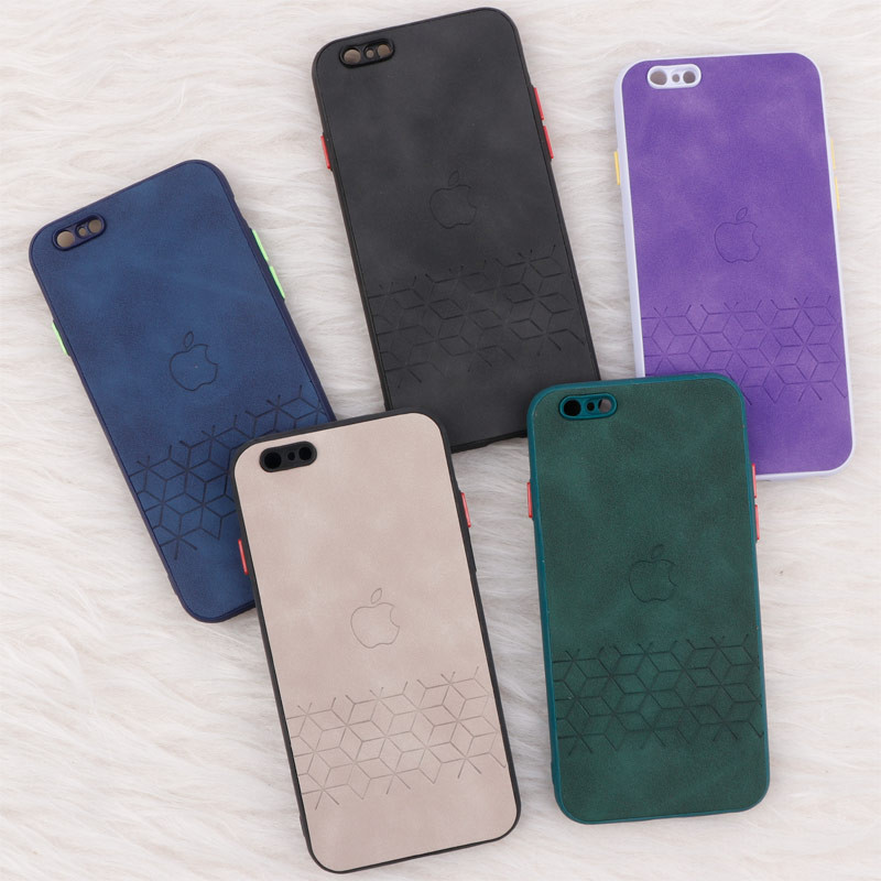 قاب چرمی طرحدار Smartphone محافظ لنزدار iPhone 6/6s
