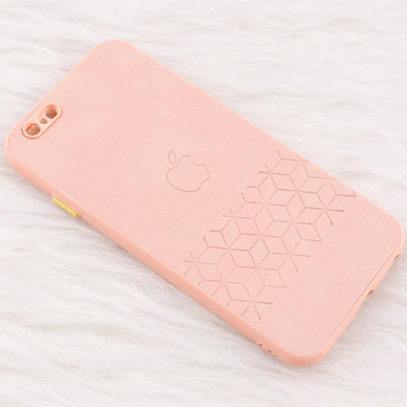 قاب چرمی طرحدار Smartphone محافظ لنزدار iPhone 6/6s