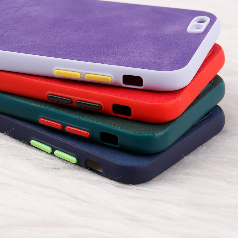 قاب چرمی طرحدار Smartphone محافظ لنزدار iPhone 6/6s