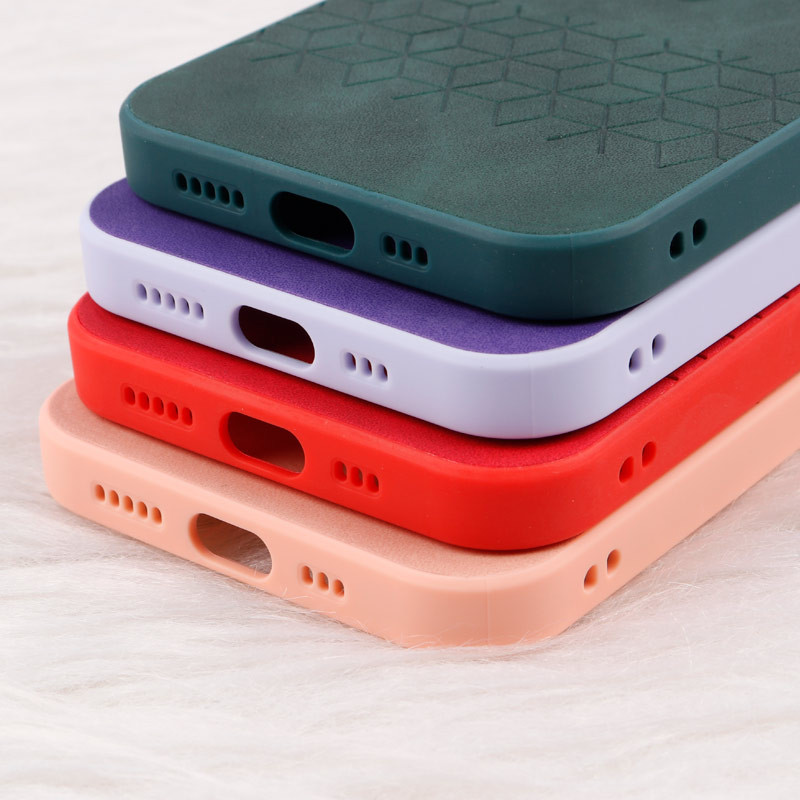 قاب چرمی طرحدار Smartphone محافظ لنزدار iPhone 13