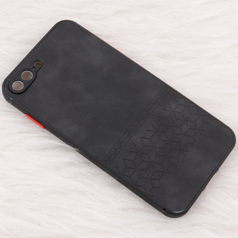 قاب چرمی طرحدار Smartphone محافظ لنزدار iPhone 7 Plus / 8 Plus