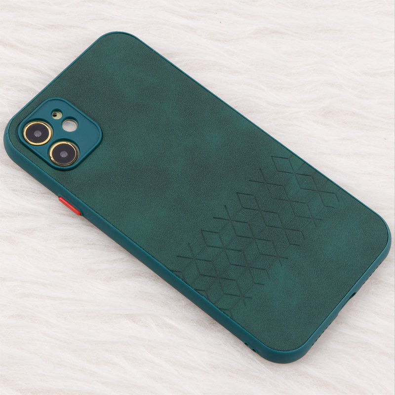 قاب چرمی طرحدار Smartphone محافظ لنزدار iPhone 11