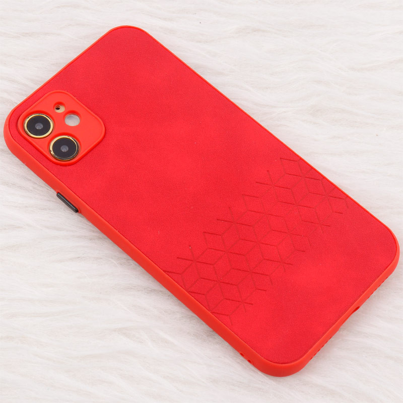 قاب چرمی طرحدار Smartphone محافظ لنزدار iPhone 11