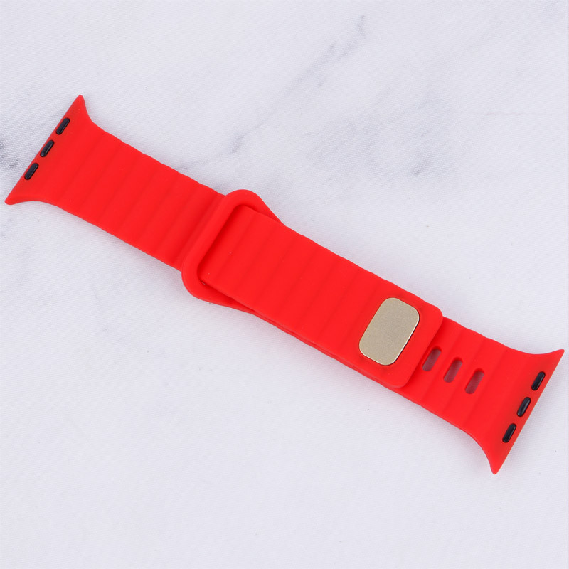 بند اپل واچ سیلیکونی طرح پافر Watch Band سایز 42/44/45/49 میلی متری