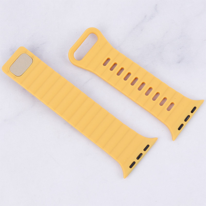 بند اپل واچ سیلیکونی طرح پافر Watch Band سایز 42/44/45/49 میلی متری