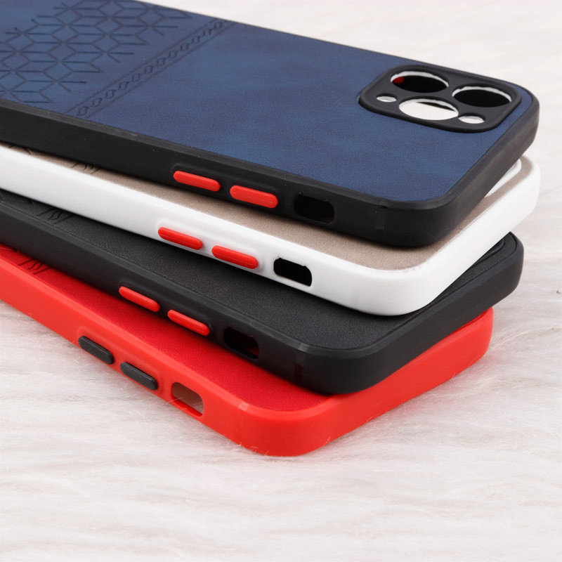 قاب چرمی طرحدار Smartphone محافظ لنزدار iPhone 11 Pro