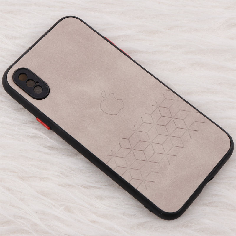 قاب چرمی طرحدار Smartphone محافظ لنزدار iPhone X