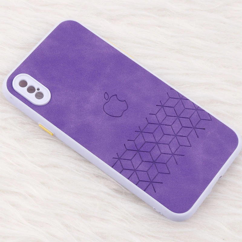 قاب چرمی طرحدار Smartphone محافظ لنزدار iPhone X