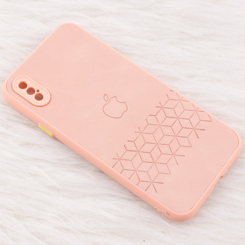 قاب چرمی طرحدار Smartphone محافظ لنزدار iPhone X
