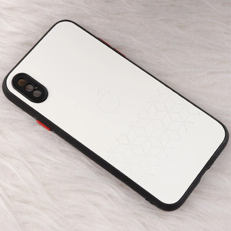 قاب چرمی طرحدار Smartphone محافظ لنزدار iPhone X