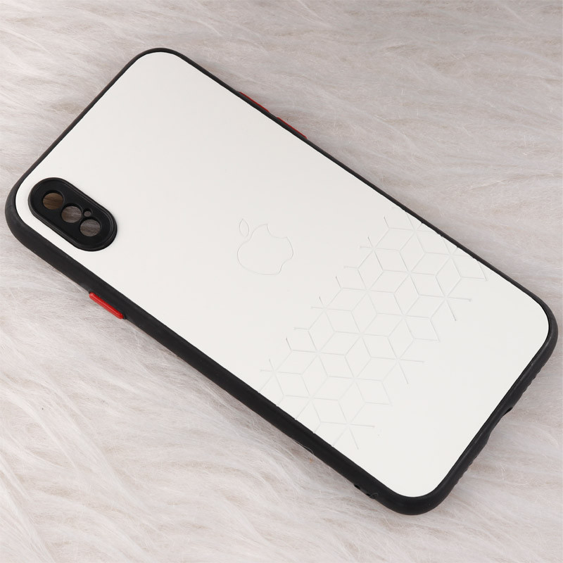 قاب چرمی طرحدار Smartphone محافظ لنزدار iPhone X