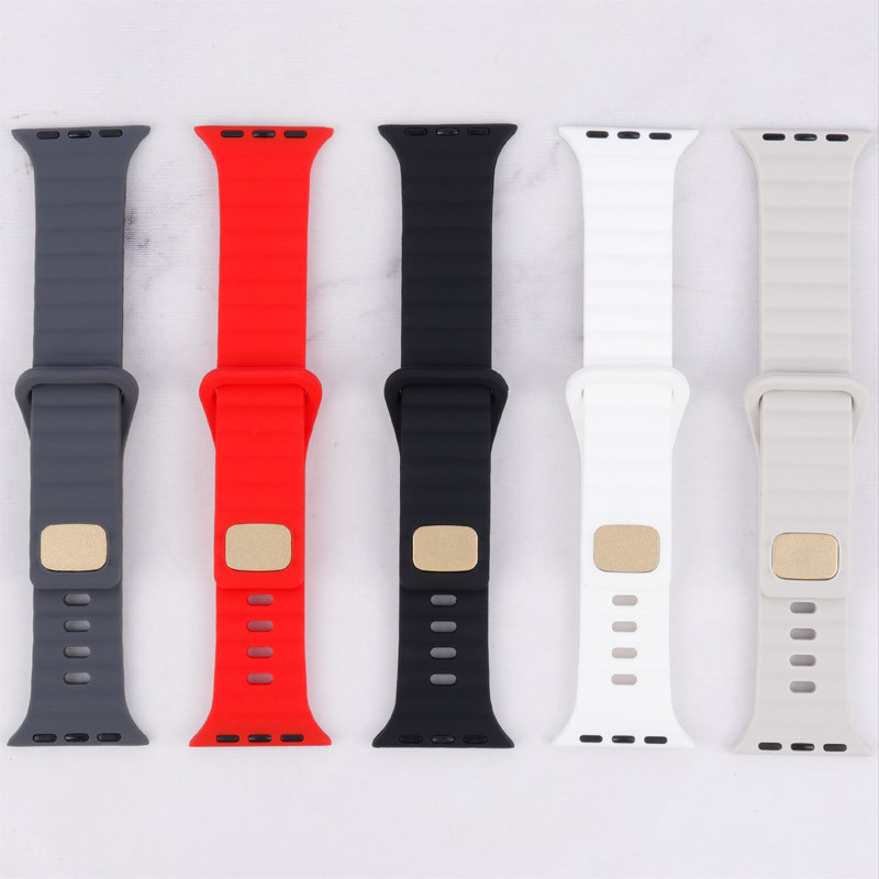 بند اپل واچ سیلیکونی طرح پافر Watch Band سایز 38/40/41 میلی متری