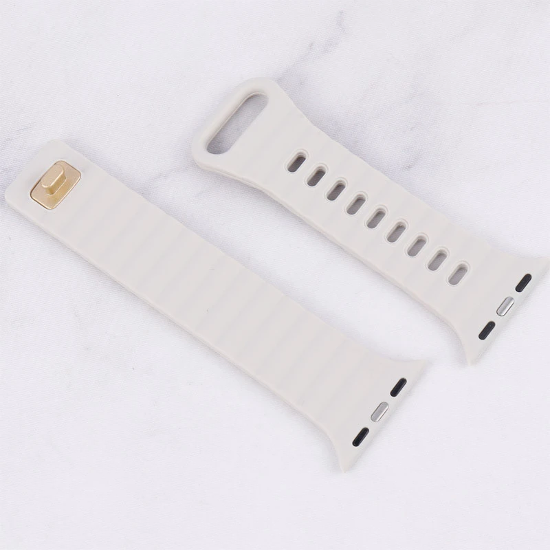 بند اپل واچ سیلیکونی طرح پافر Watch Band سایز 38/40/41 میلی متری