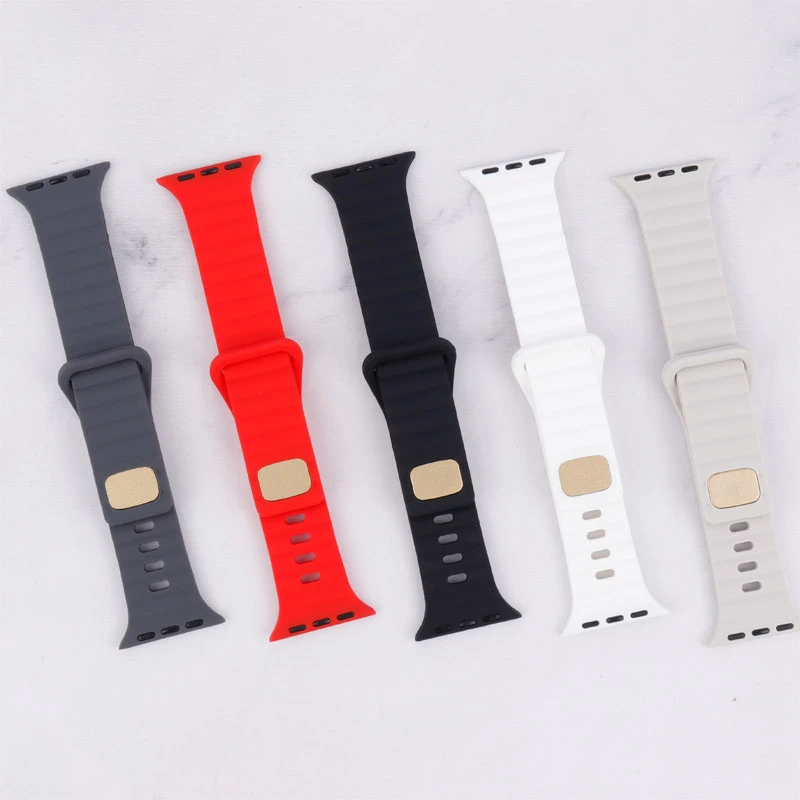 بند اپل واچ سیلیکونی طرح پافر Watch Band سایز 38/40/41 میلی متری