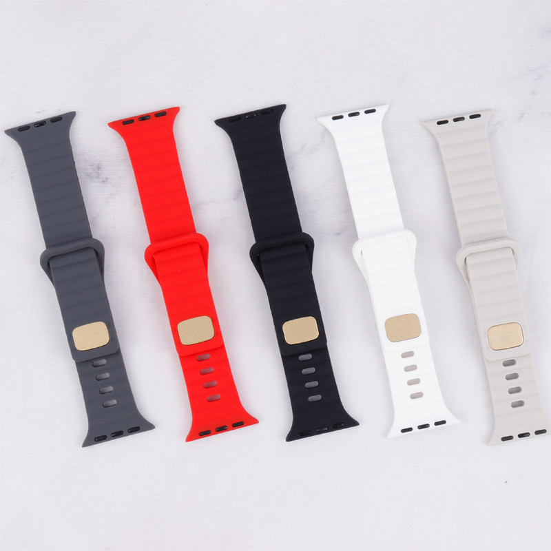 بند اپل واچ سیلیکونی طرح پافر Watch Band سایز 38/40/41 میلی متری