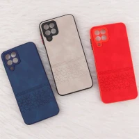 قاب چرمی طرحدار Smartphone محافظ لنزدار Samsung Galaxy M33
