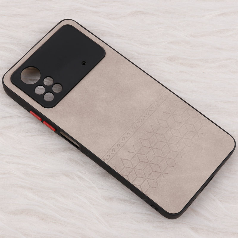 قاب چرمی طرحدار Smartphone محافظ لنزدار Xiaomi Poco X4 Pro 5G
