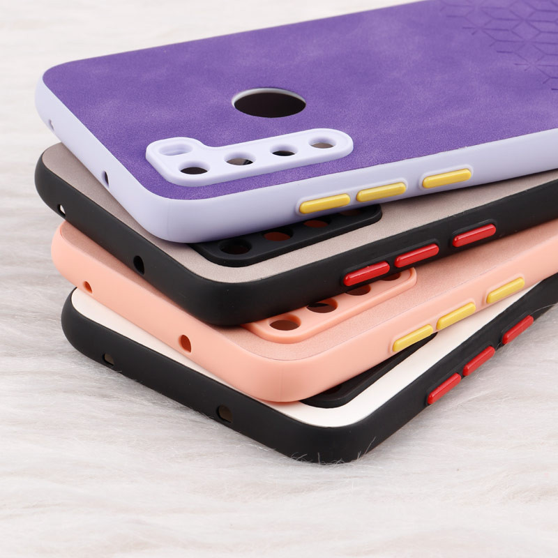 قاب چرمی طرحدار Smartphone محافظ لنزدار Xiaomi Redmi Note 8