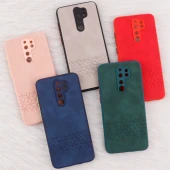قاب چرمی طرحدار Smartphone محافظ لنزدار Xiaomi Redmi Note 8 Pro