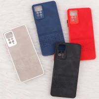 قاب چرمی طرحدار Smartphone محافظ لنزدار Xiaomi Redmi Note 11 Pro