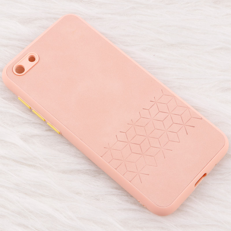 قاب چرمی طرحدار Smartphone محافظ لنزدار Huawei Y5 Lite 2018