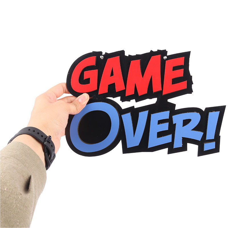 تابلو شاسی Game Over 24*16