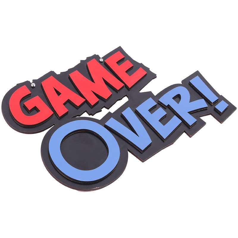 تابلو شاسی Game Over 24*16