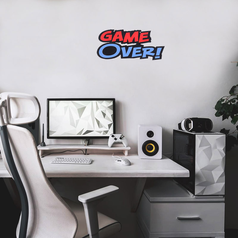 تابلو شاسی Game Over 24*16