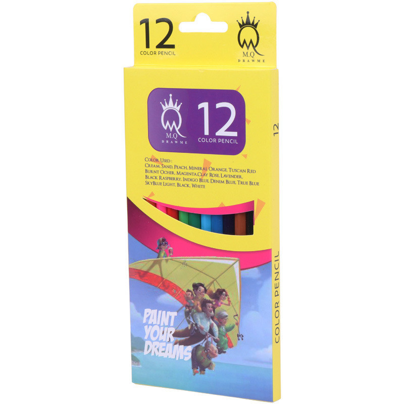 مداد رنگی 12 رنگ ام کیو M.Q MQ-00012M