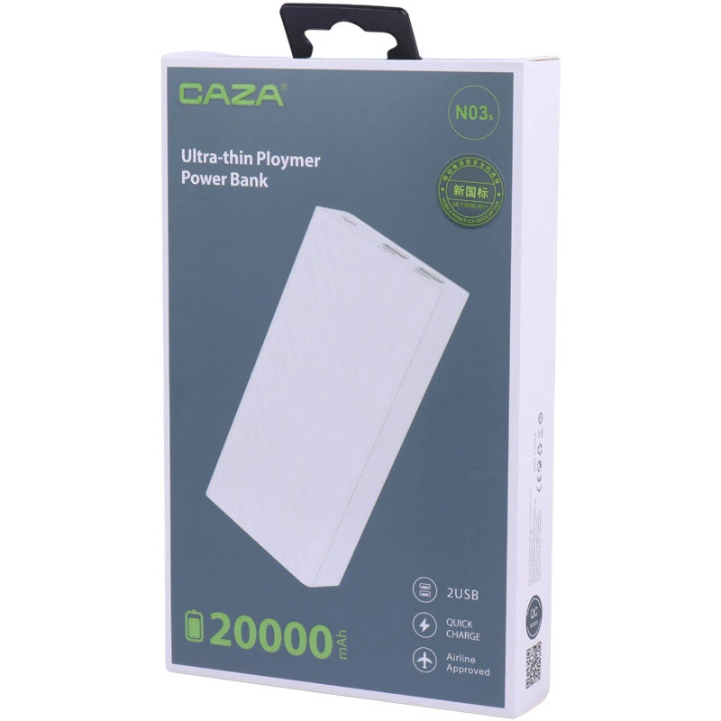 پاوربانک فست شارژ 20000 کی زا Caza NO3s 10.5W