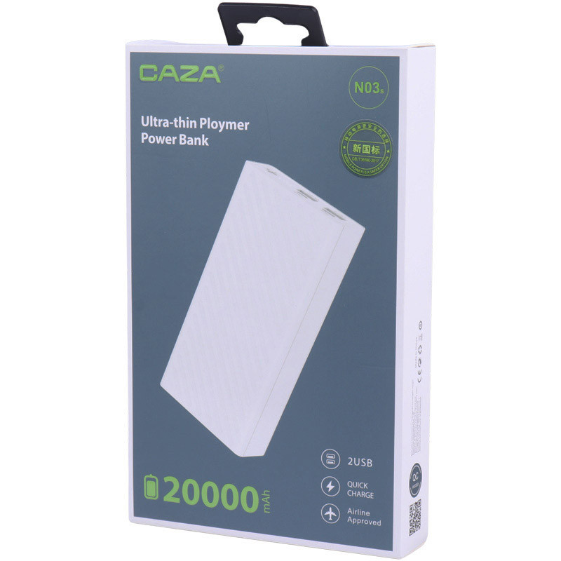 پاوربانک فست شارژ 20000 کی زا Caza NO3s 10.5W