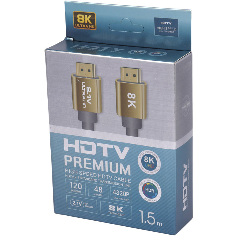 کابل Premium HDMI V2.1 8K 1.5m