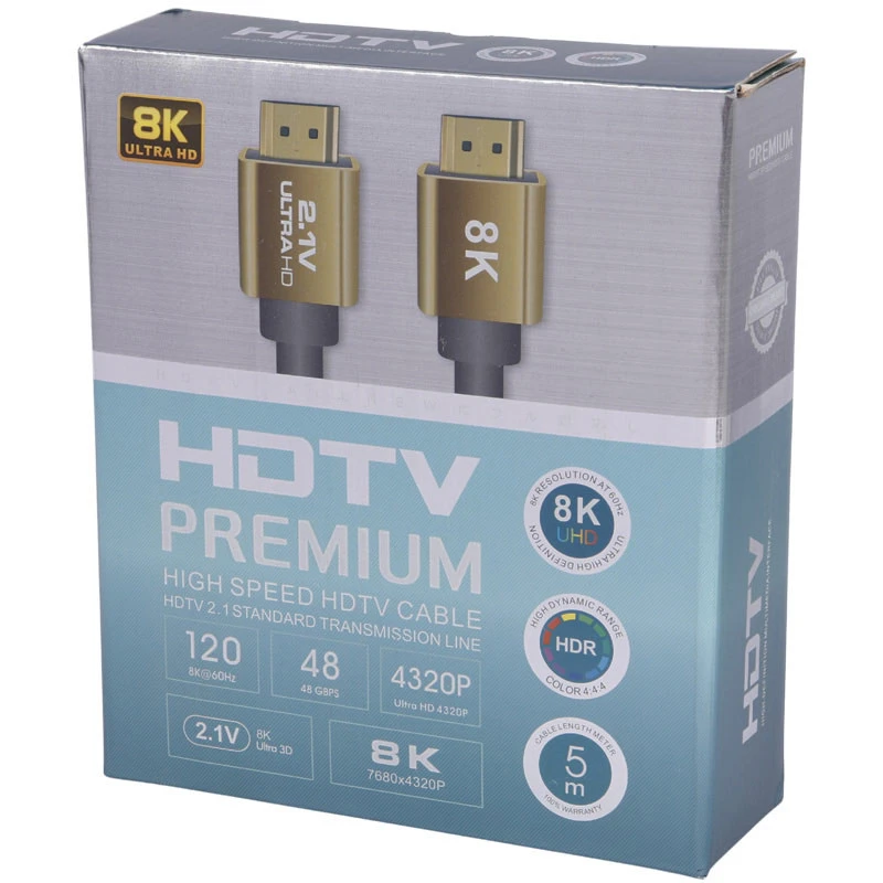 کابل Premium HDMI V2.1 8K 5m