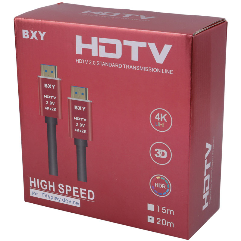 کابل BXY HDMI V2.0 4K 20m