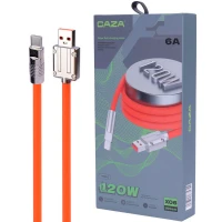 کابل تایپ سی فست شارژ Caza X06 6A 120W 1m
