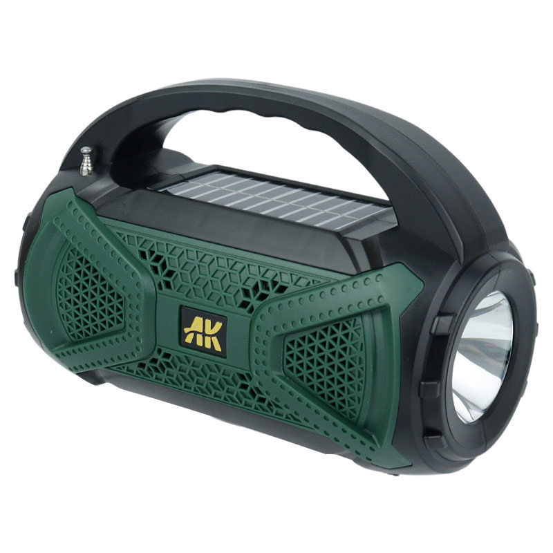 اسپیکر بلوتوثی رم و فلش خور خورشیدی AK-1136