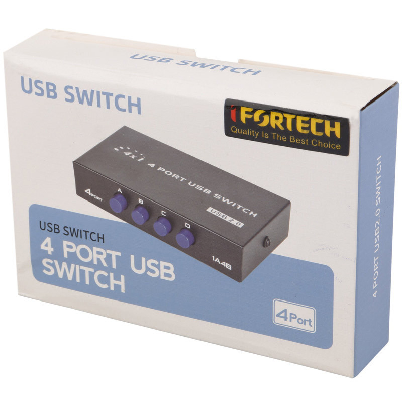 سوییچ پرینتر Ifortech 1A4B USB Switch 4Port