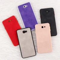 قاب چرمی طرحدار Smartphone محافظ لنزدار Samsung Galaxy J7 Prime