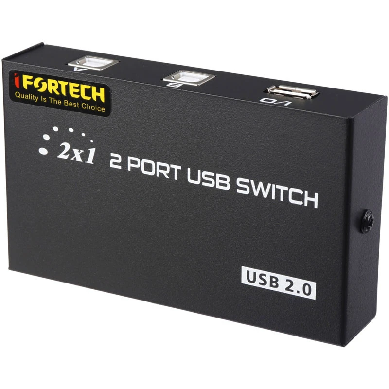 سوییچ پرینتر Ifortech 1A2B USB Switch 2Port