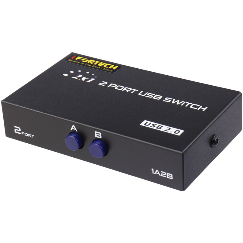 سوییچ پرینتر Ifortech 1A2B USB Switch 2Port
