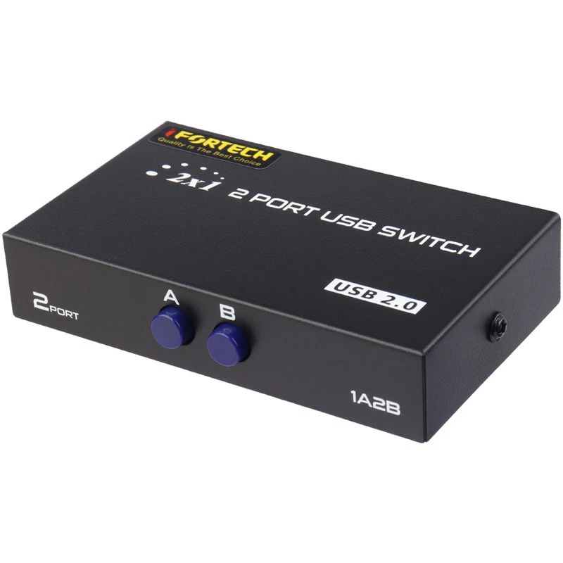 سوییچ پرینتر Ifortech 1A2B USB Switch 2Port