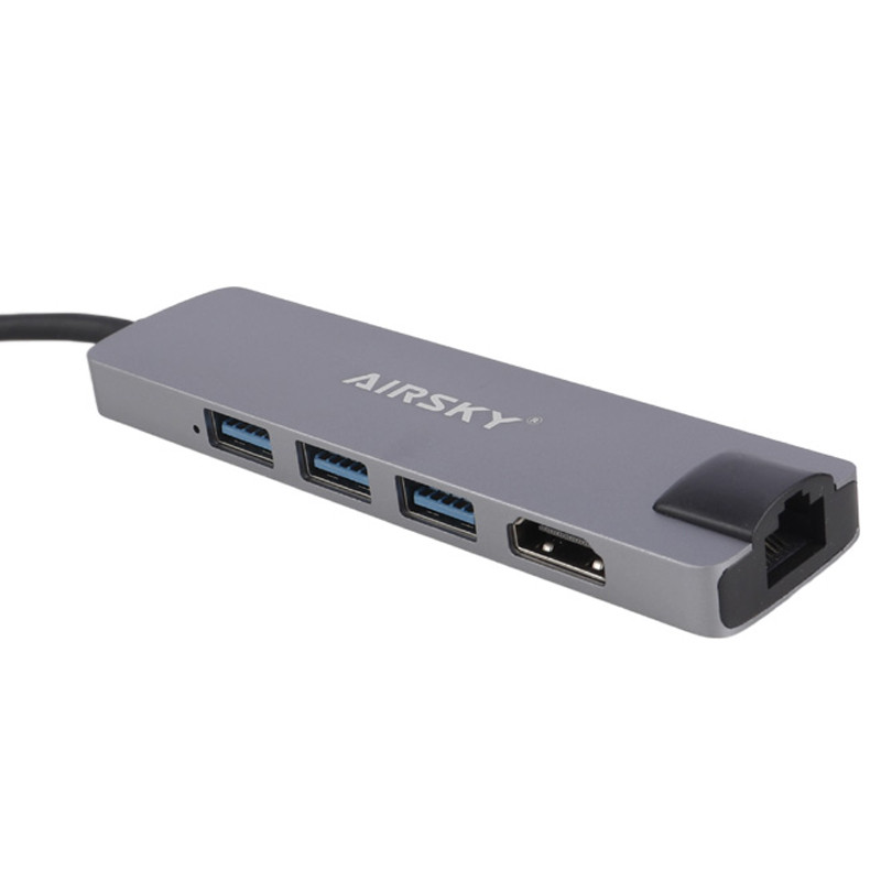 هاب 5 پورت Type-C آیفورتک AIRSKY HC-13M