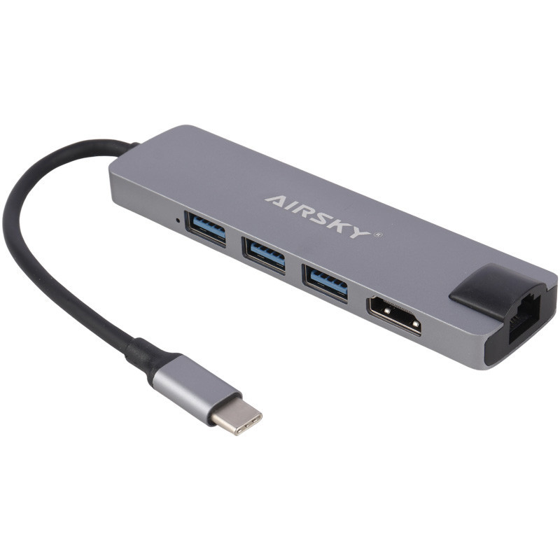 هاب 5 پورت Type-C آیفورتک AIRSKY HC-13M