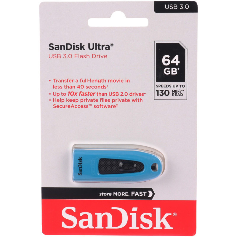 فلش ۶۴ گیگ سن دیسک SanDisk Ultra CZ48 USB3.0