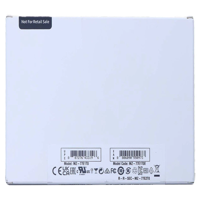 حافظه SSD سامسونگ Samsung 870 EVO 1TB پک سفید