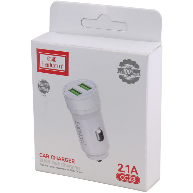 شارژر فندکی فست شارژ Earldom ES-CC23 2.1A 10.5W