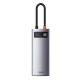 هاب 5 پورت Type-C باسئوس Metal Gleam Series WKWG020013