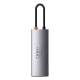 هاب 5 پورت Type-C باسئوس Metal Gleam Series WKWG020013