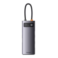 هاب 6 پورت Type-C باسئوس Metal Gleam Series WKWG030013